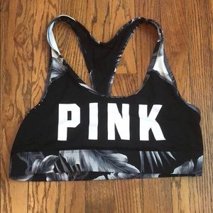 PINK Ultimate Floral Mesh Back Sports Bra